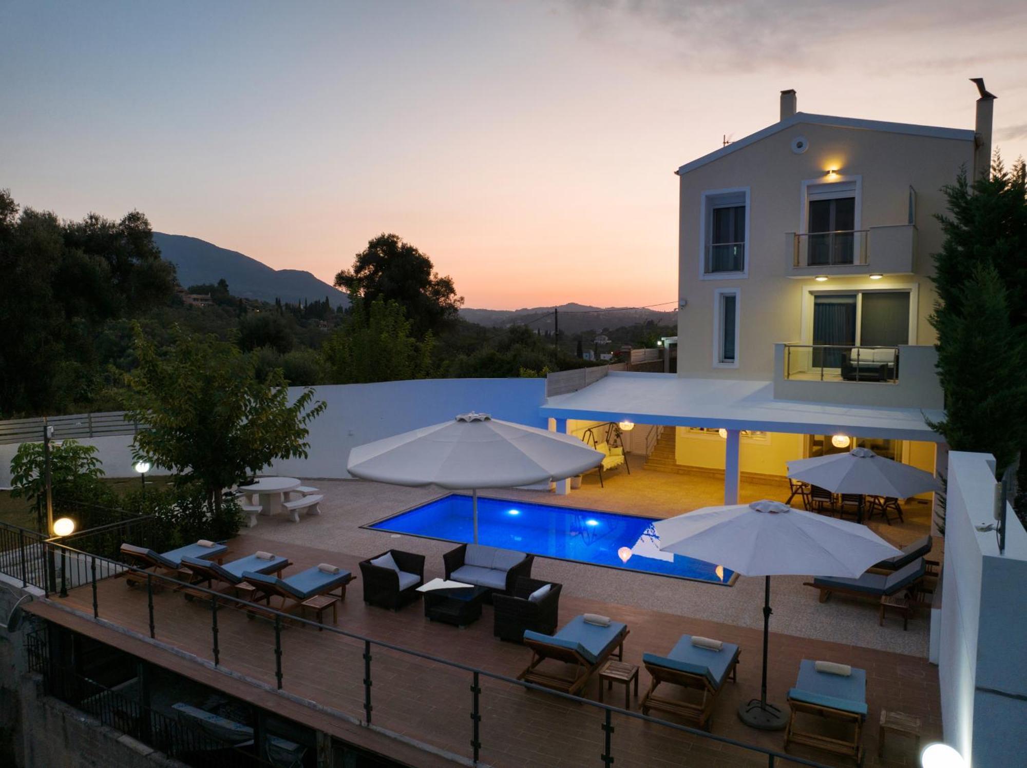 Luxury Villa Alexandros Corfu Перама Екстер'єр фото